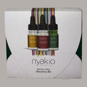 Nyakio Facial Oils Discovery Kit - Vibrant Yellow, Pure White, Rich Green
